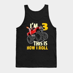 Birthday Boy Monster Truck design Tank Top